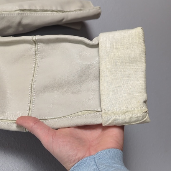 Armani Collezioni Vintage 2000's Leather Jacket 100% Angelo lamb skin Size 8 - Picture 4 of 11